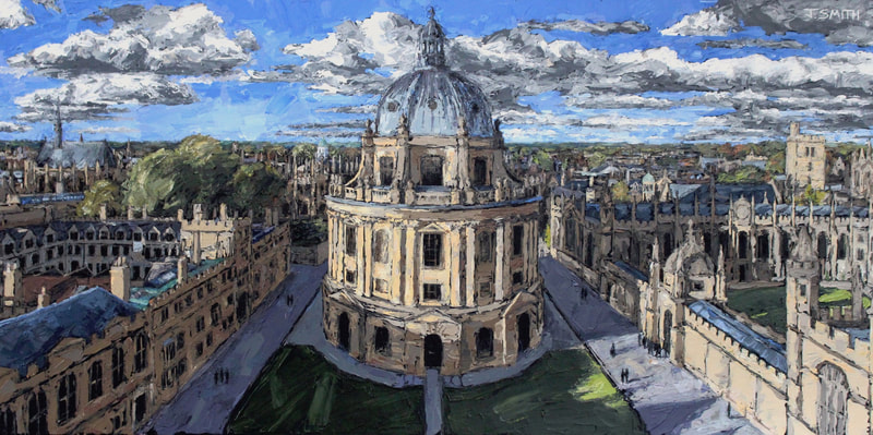 Original painting of Oxford by Jack Smith