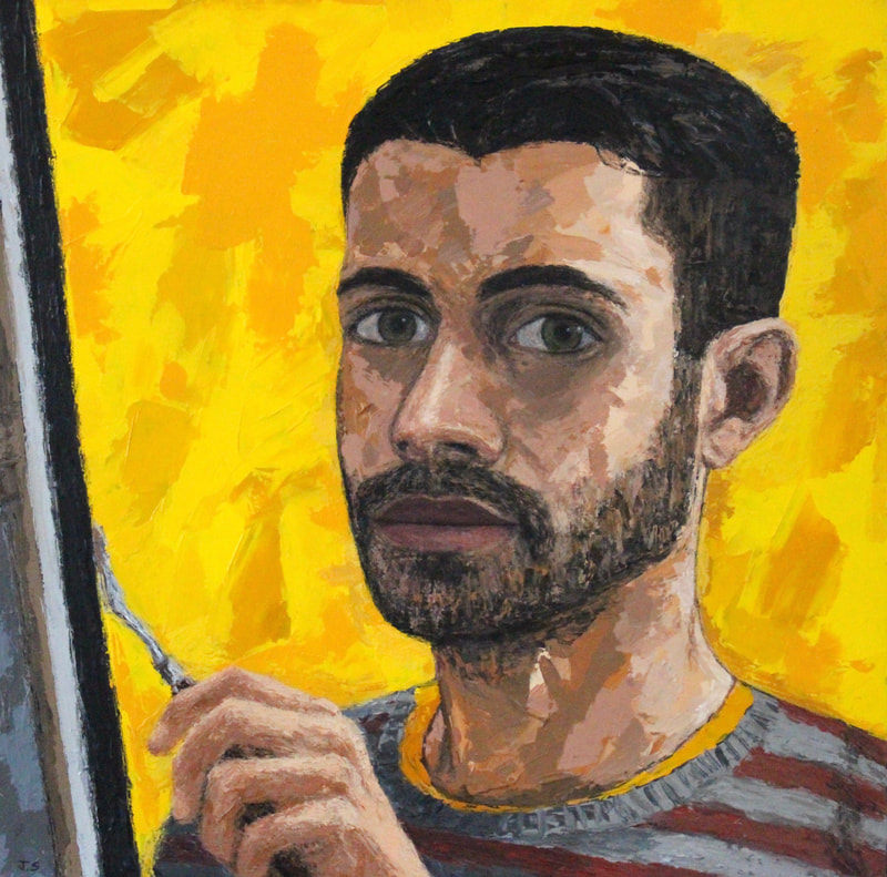 Self Portrait of Jack Smith, artist working in Oxford. 